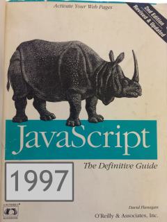 1997 cover of 'The Definitive Guide'